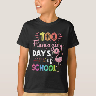 Phantastische Schultage Niedlicher Flamingo-Studen T-Shirt