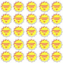 Phantastische Schulungsspende - Teacher Stickers P Aufkleber