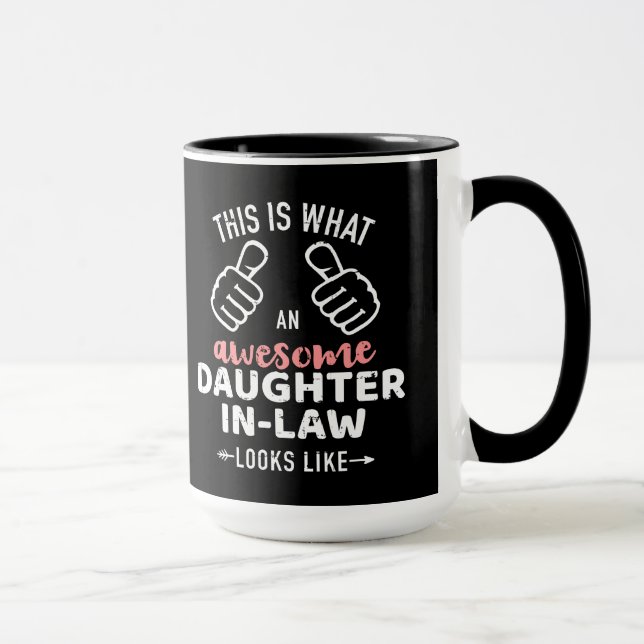 Phantastische Schwiegertochter sieht von der Schwi Tasse (Rechts)