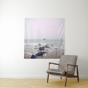 Phantastische Sicht auf den Strand Wandteppich