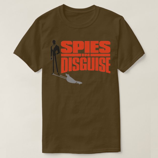 Phantastische Spionen, die Illustration verschleie T-Shirt (Design vorne)