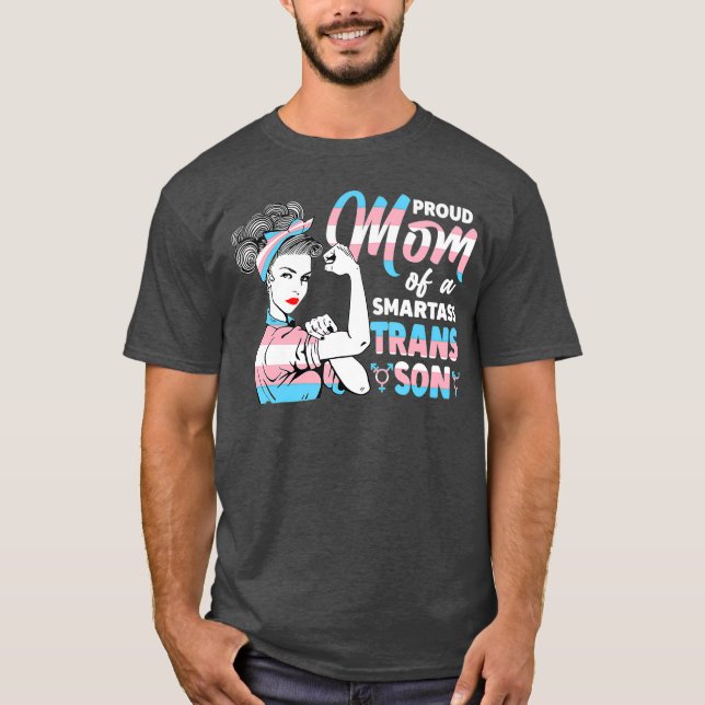 Phantastische, stabile Trans-Mama-Pride-LGBT T-Shirt (Vorderseite)