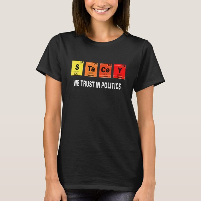 Phantastische Stacy Abrams - wir vertrauen auf pol T-Shirt (Vorderseite)