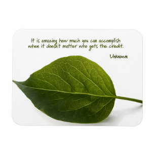 "Phantastische Teamarbeit" Flexible Inspiration Magnet