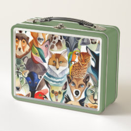 Phantastische Tiere Metall Brotdose
