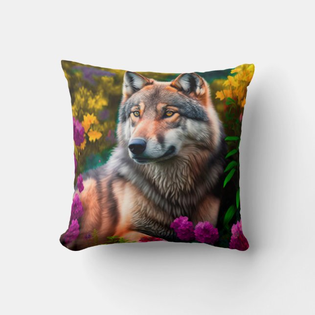 Phantastische Tiere niedliches Kissen (Vorderseite)