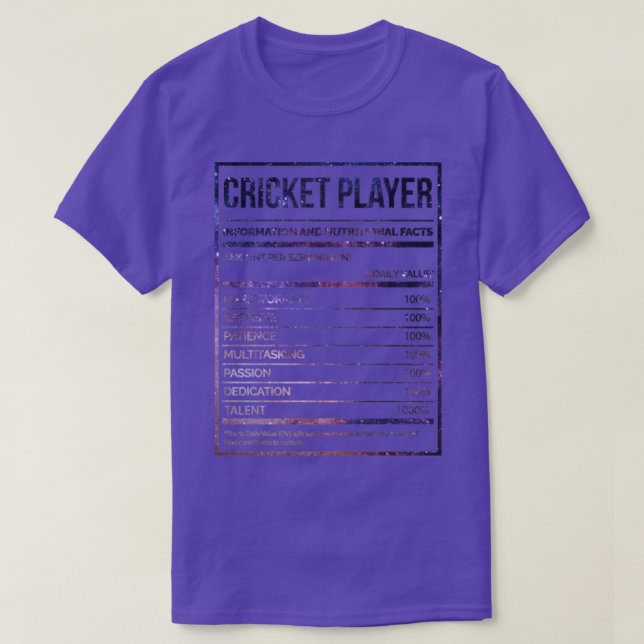 Phantastische und lustige Cricketristik T-Shirt (Design vorne)