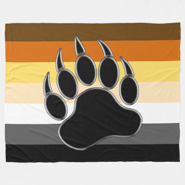 Phantastische und sehr Coole Bärenparade Fleecedecke (Vorderseite (Horizontal))