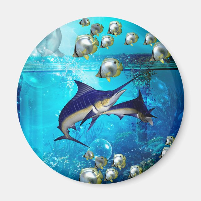 Phantastische Unterwasserwelt Magnet (Vorne)