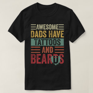 Phantastische Väter haben Tattoos und Bärenmaler V T-Shirt
