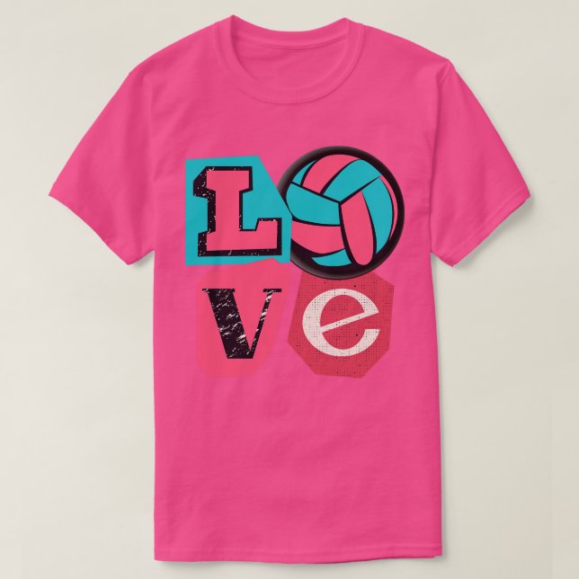 Phantastische Volleyball-Sportgestaltung T-Shirt (Design vorne)