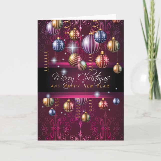 Phantastische Weihnachtskarte Feiertagskarte (Vorderseite)