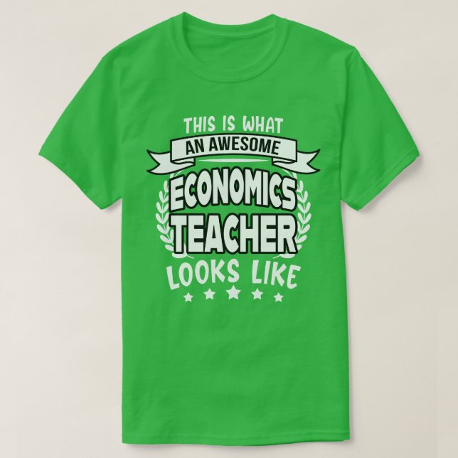 Phantastische Wirtschaftslehrer T-Shirt (Design vorne)