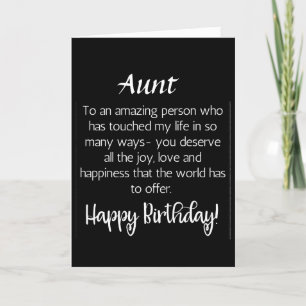 PHANTASTISCHE WÜNSCHE FÜR MEINE **AUNT'S** GEBURTS KARTE