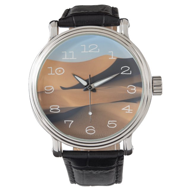 Phantastische Wüstenschatten Armbanduhr (Vorderseite)