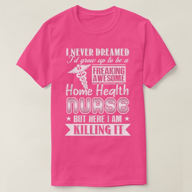 Phantastische Zuhause-Krankenversicherung für die  T-Shirt (Design vorne)