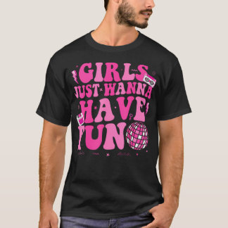 Phantastischen Mädchen der 80er Jahre wollen nur S T-Shirt