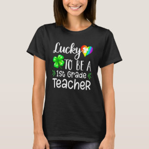 Phantastischer 1. Klasse Lehrer Irish St Patty's T-Shirt