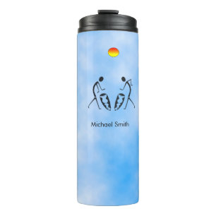 Phantastischer afrikanischer Sonnenuntergang Thermosbecher
