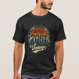 Phantastischer April 2001 Retro 20. Geburtstag Son T-Shirt