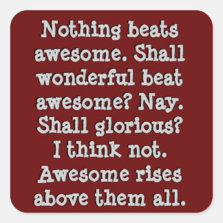 Phantastischer Aufkleber