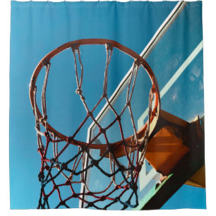 Phantastischer Basketballkorb Duschvorhang