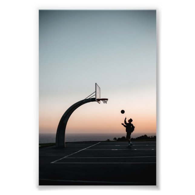 Phantastischer Basketballkorb Fotodruck (Vorne)