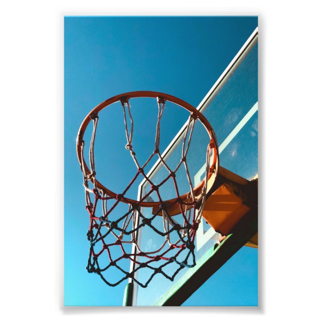 Phantastischer Basketballkorb Fotodruck (Vorne)