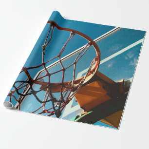 Phantastischer Basketballkorb Geschenkpapier