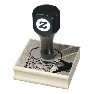 Phantastischer Basketballkorb Gummistempel