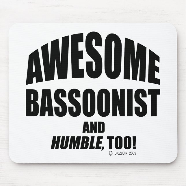 Phantastischer Bassoonist Mousepad (Vorne)