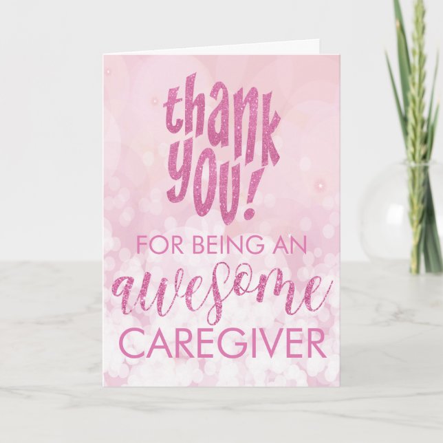 Phantastischer Betreuer Vielen Dank Karte (Vorderseite)