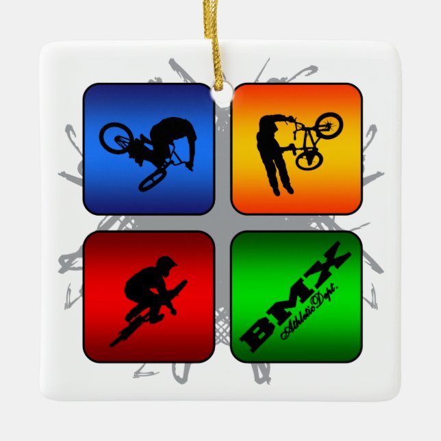 Phantastischer BMX-Stil Keramikornament (Vorderseite)