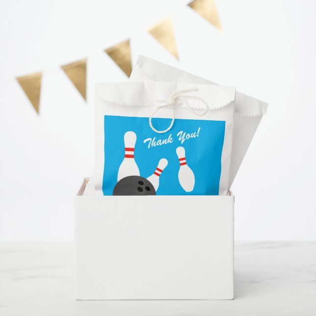 Phantastischer Bowling Birthday Party Gunst Tasche Geschenktütchen (Party)
