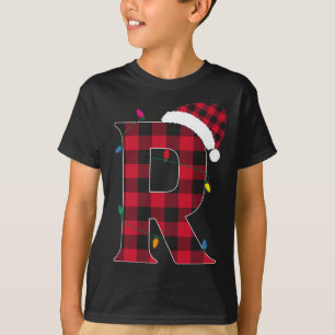 Phantastischer Buchstabe R Anfangsname Buffalo Kar T-Shirt