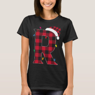 Phantastischer Buchstabe R Anfangsname Buffalo Kar T-Shirt