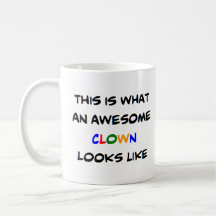 phantastischer Clown Kaffeetasse