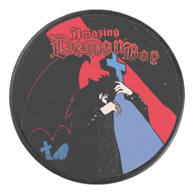 Phantastischer Dämonenjunge Rückkehr des Dämonenho Eishockey Puck (Vorderseite)