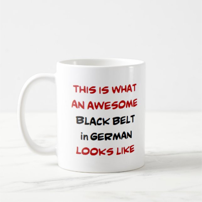 phantastischer deutscher Gürtel Kaffeetasse (Links)