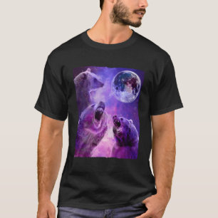 Phantastischer Drei-Bären-Mond T-Shirt