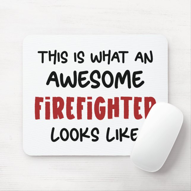 Phantastischer Feuerwehrmann Feuerwehrmann Mousepad (Mit Mouse)
