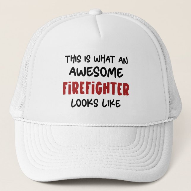 Phantastischer Feuerwehrmann Feuerwehrmann Truckerkappe (Vorderseite)