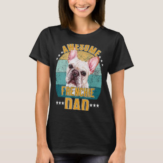 Phantastischer französischer Vater Retro Sonnenunt T-Shirt