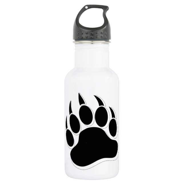 Phantastischer Gay Bear-Effekt B&W-3D-Effekt Trinkflasche (Vorderseite)