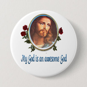 Phantastischer Gott Button