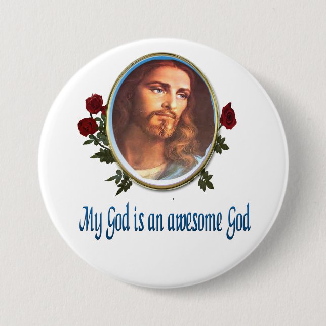 Phantastischer Gott Button (Vorderseite)