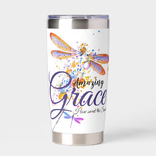 Phantastischer Grace Dragonfly-Spritzer personalis Thermobecher