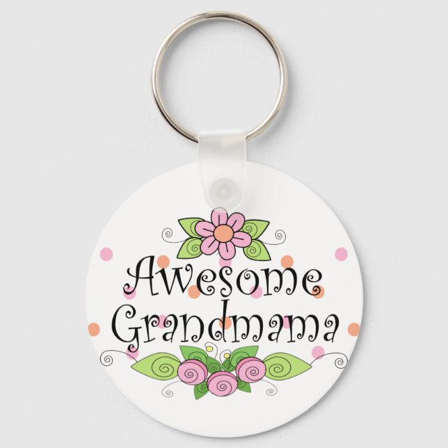 Phantastischer Grandmama-T - Shirt Schlüsselanhänger (Vorderseite)