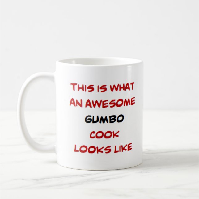 phantastischer Gumbo-Koch Kaffeetasse (Links)