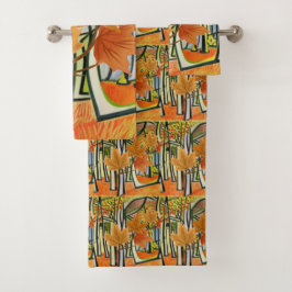 Phantastischer Herbst Badhandtuch Set